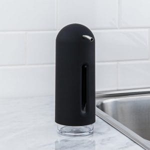 Dispenser de Sabão Líquido Penguin Preto | Design Moderno e Funcional