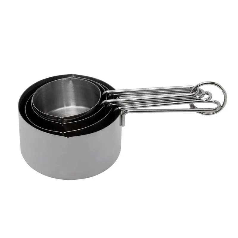 Xícaras Medidoras 4 Peças | Conjunto para Cozinha Preciso