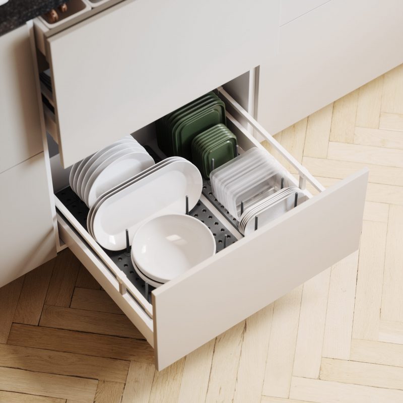 Organizador de Cozinha Ajustável Peggy | Extensível e Modular