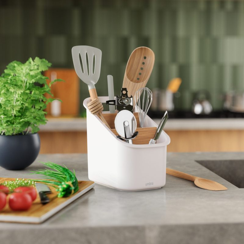 Porta utensilios bellwood – organizador de cozinha