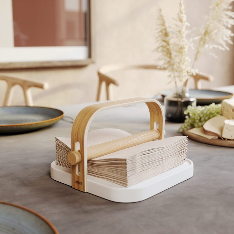 Porta guardanapos bellwood – suporte elegante