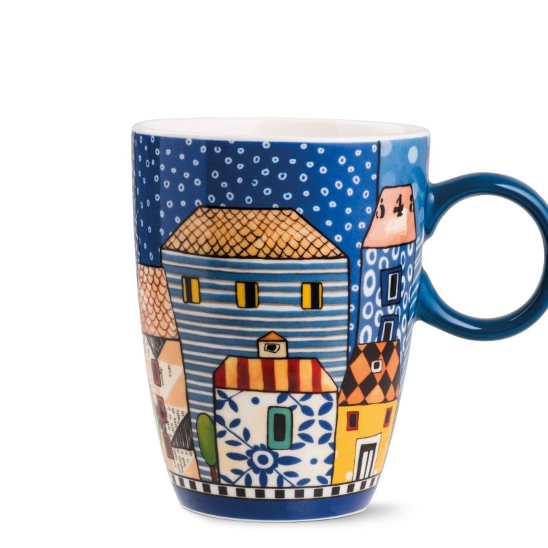 Caneca 430ml azul Paese Mio