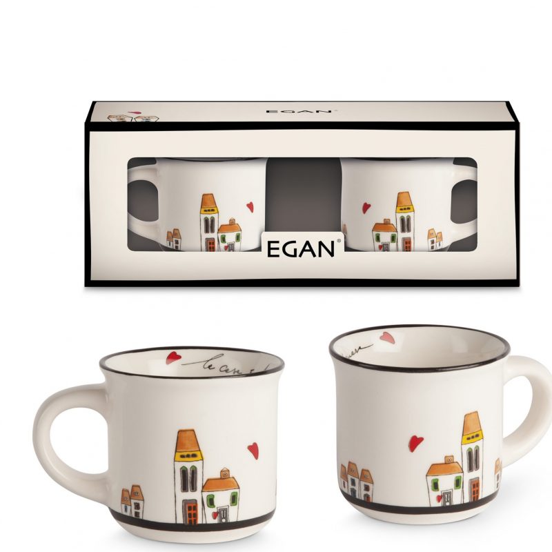 Conjunto Xícaras Espresso 80ml Le Casette | Conjunto Xícaras Espresso 80ml Le Casette