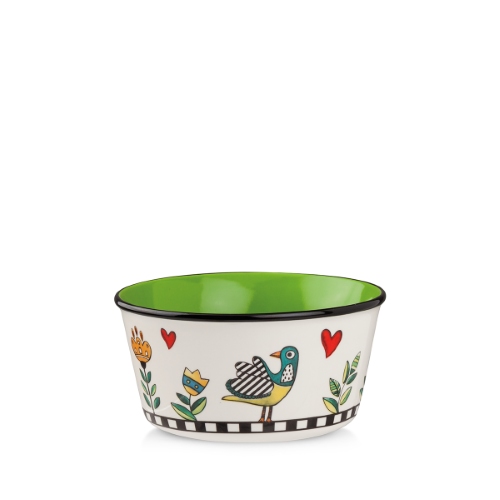Bowl 460ml Verde Cocoricó | New Bone China
