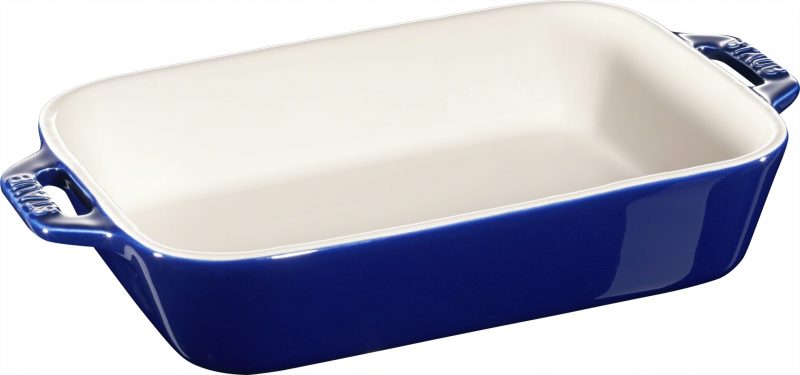 Travessa retangular staub 20x16cm – cerâmica resistente