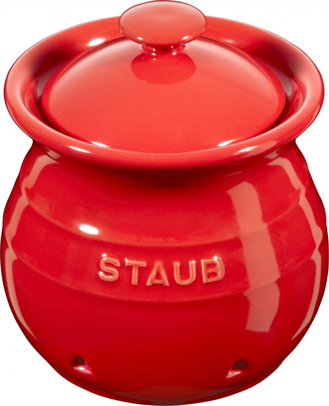 Porta alho staub 11cm – cerâmica vermelha