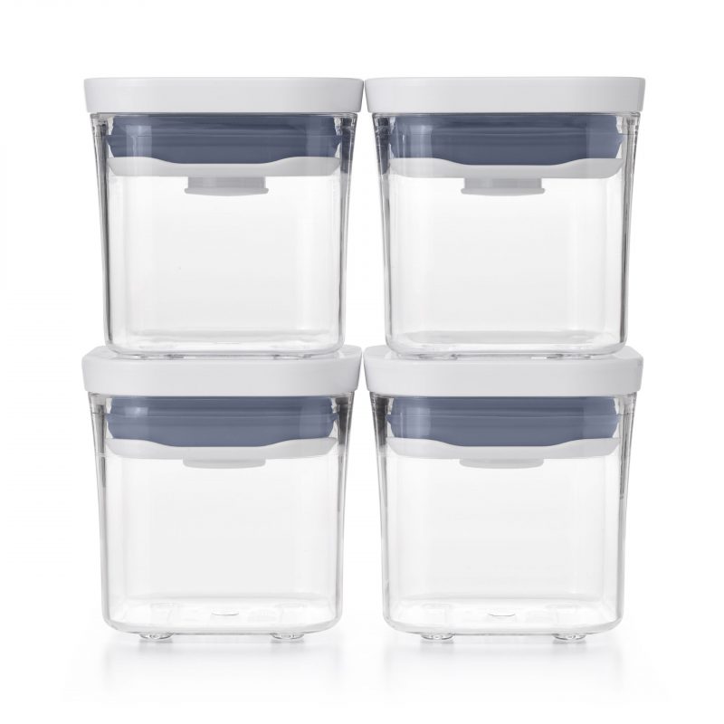 Conjunto 4 Potes 189ml Quadrados Pop 2.0