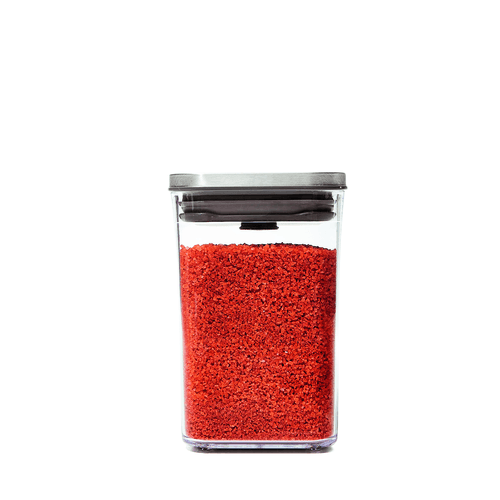 Pote Hermético Quadrado Steel Pop 1 Litro