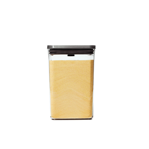 Pote Hermético Quadrado Steel Pop 4,2 Litros