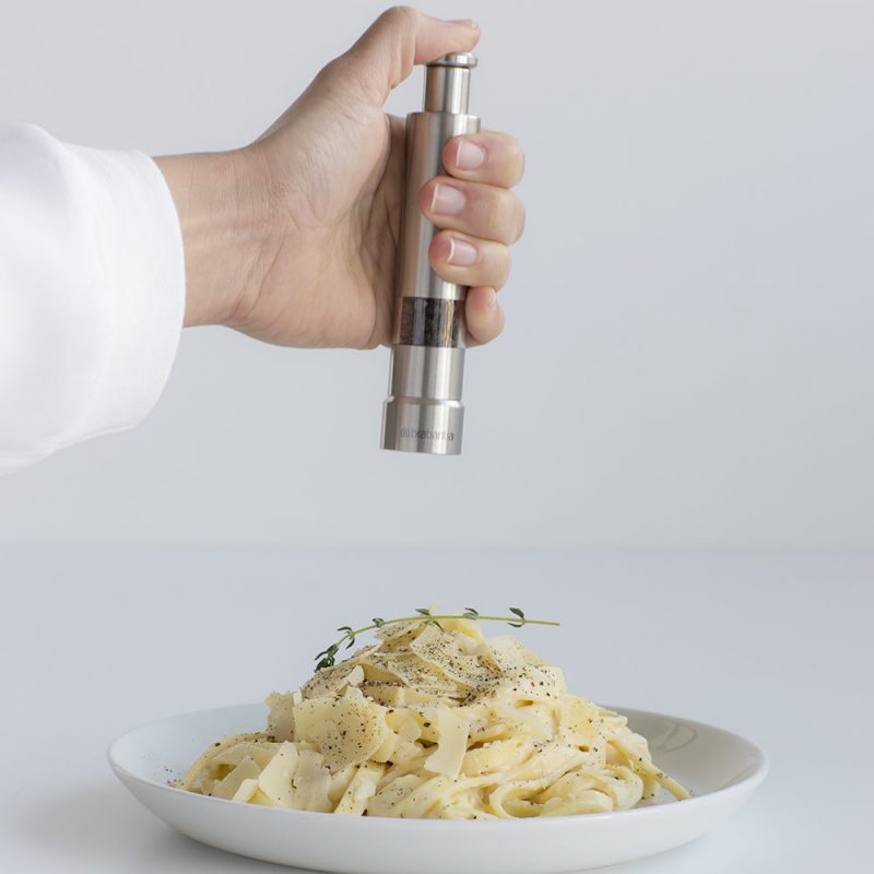 Conjunto de 2 Moedores para Sal e Pimenta em Aço Inox 14 cm Get Together Brabantia