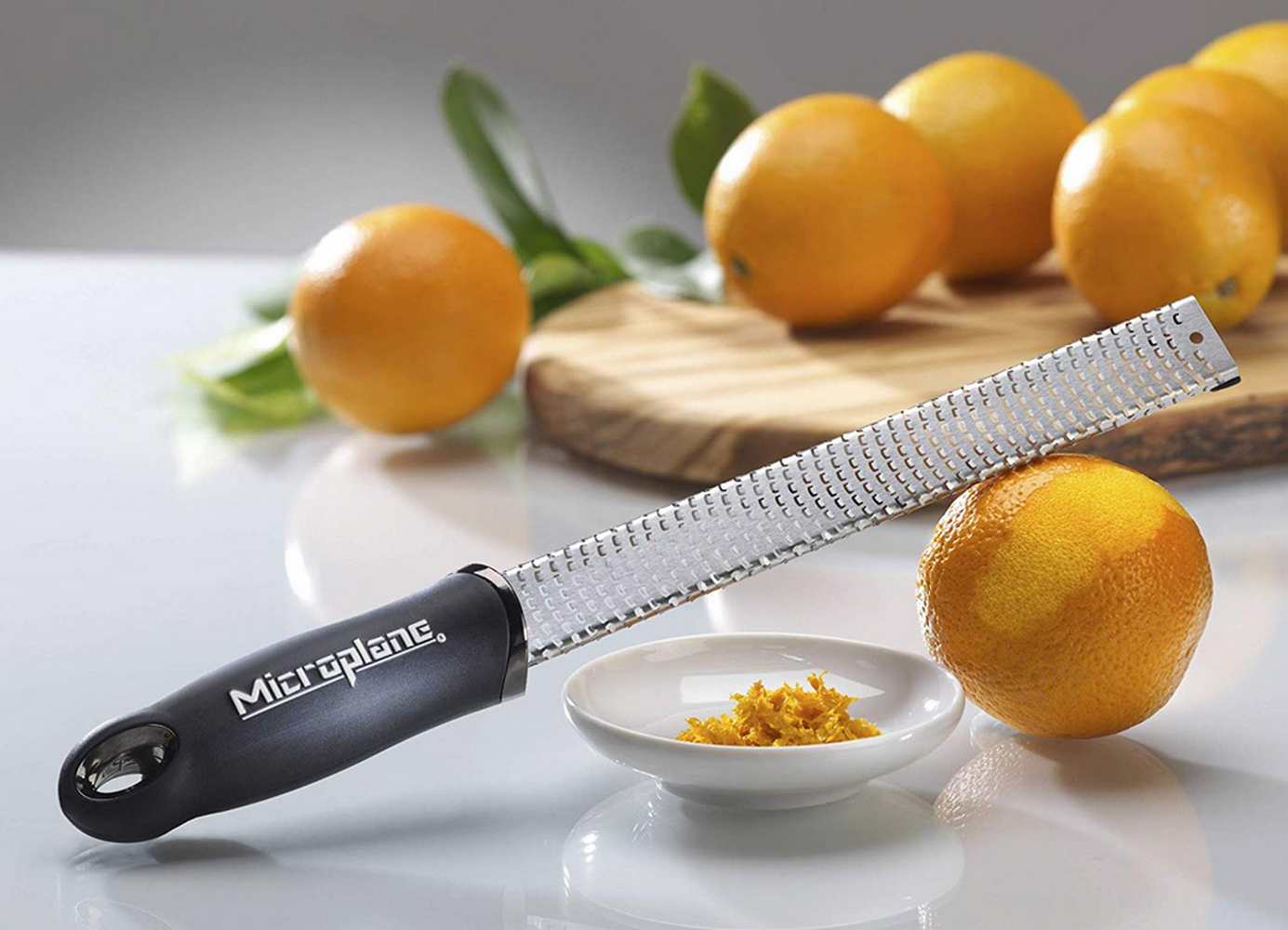 Ralador Zester em Aço Inox Classic Microplane Preto - Imagem 2