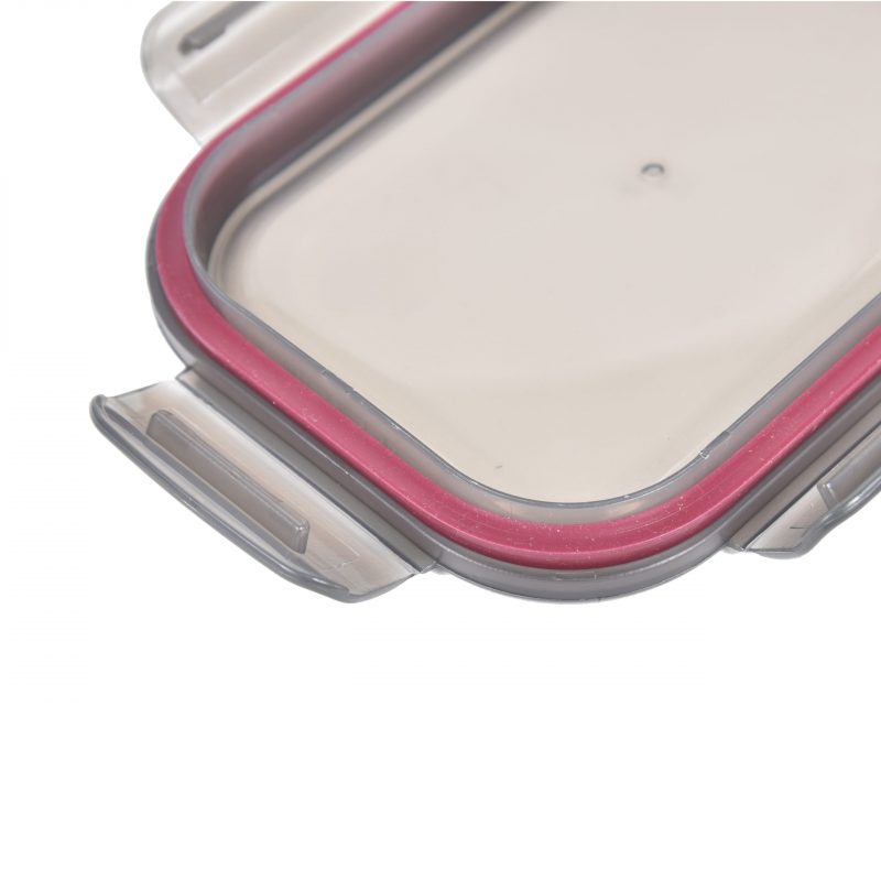 Pote Retangular em Aço Inox 1 Litro