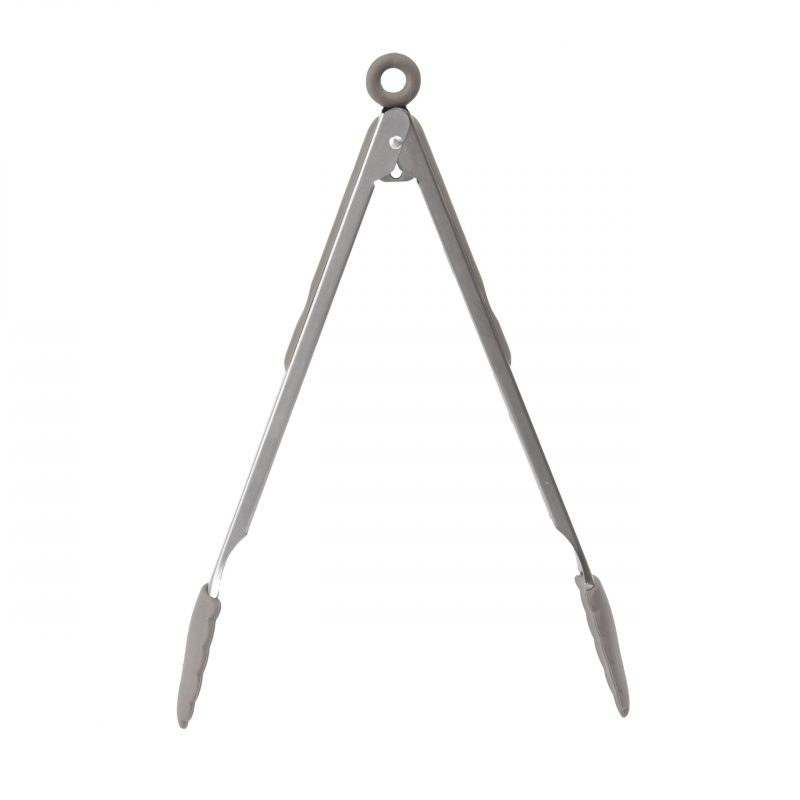 Pinça em Silicone 34cm Cinza