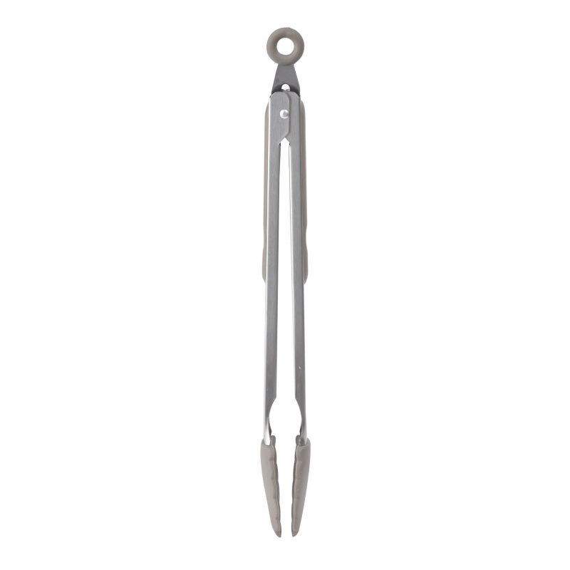 Pinça em Silicone 34cm Cinza