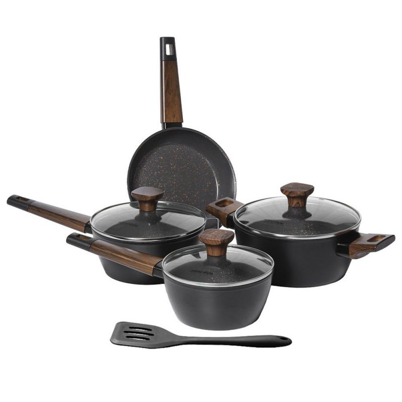 Conjunto de Panelas Studio Cook Black 5 peças