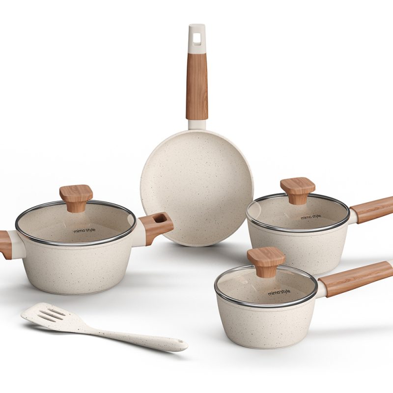 Conjunto de Panelas Studio Cook Mármol 5 peças