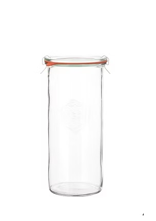 Pote vidro weck jar 1,5l – hermético com tampa de vidro