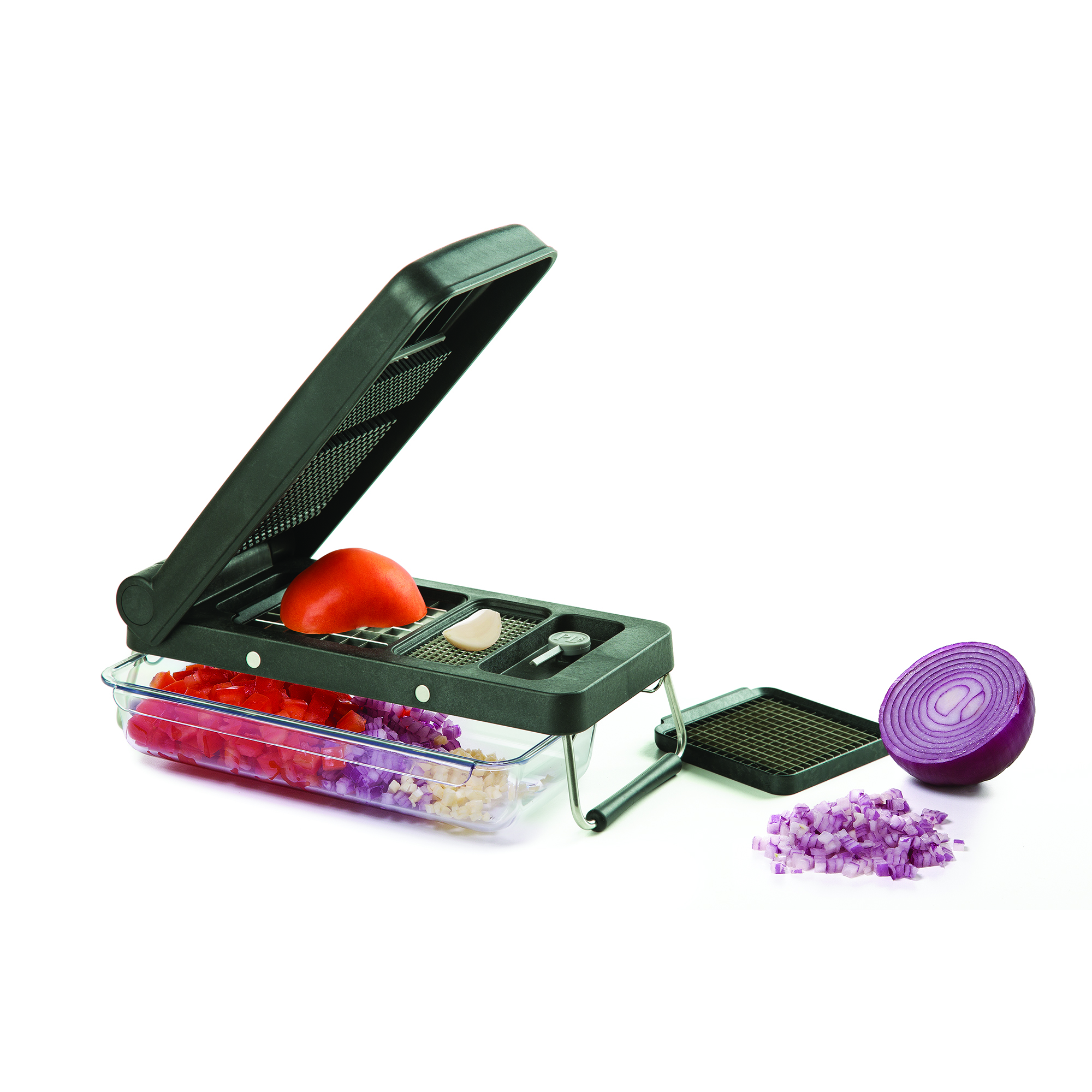 Picador de legumes e alho com suporte - Imagem 4
