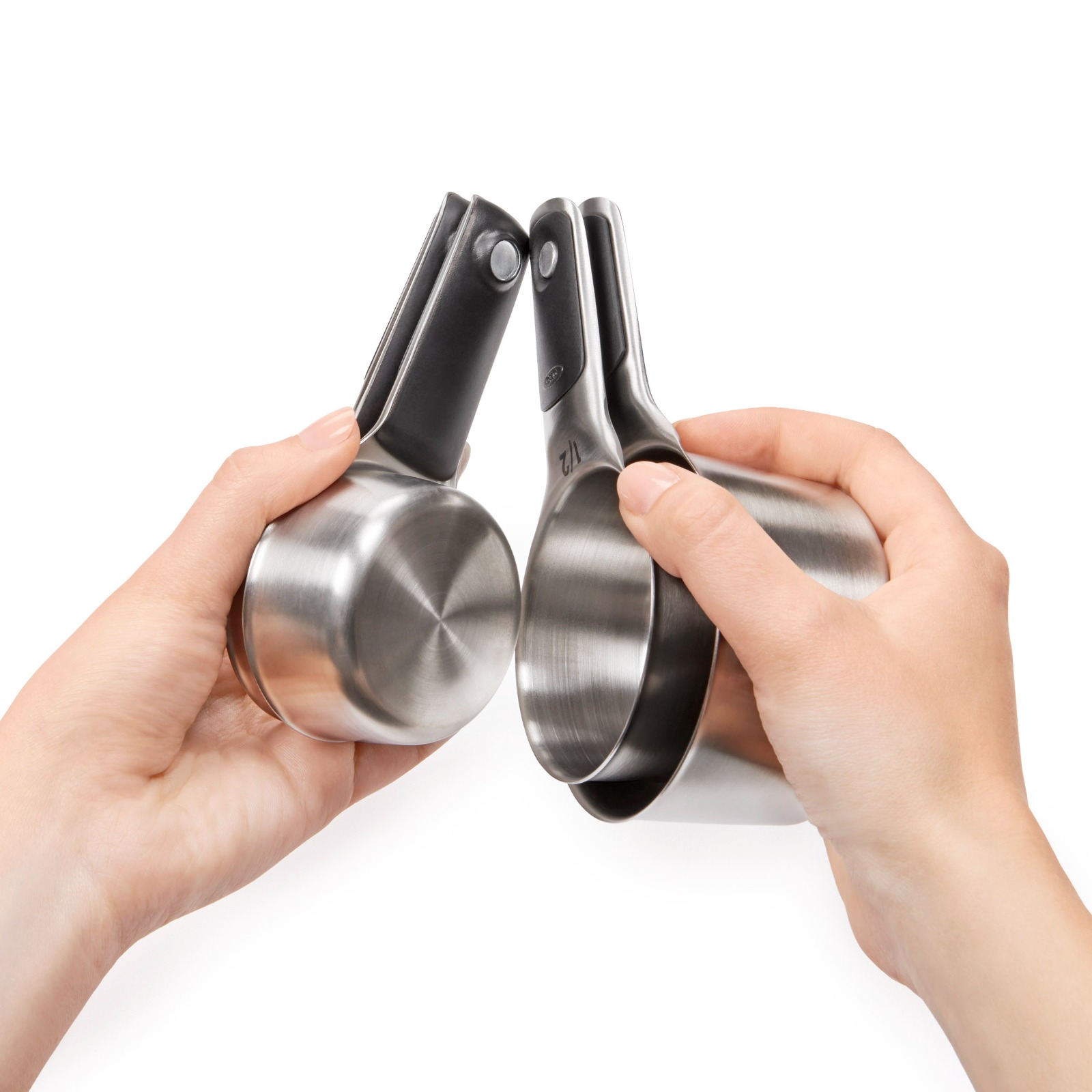 4 Xícaras Medidoras em Inox com Imã - Imagem 2