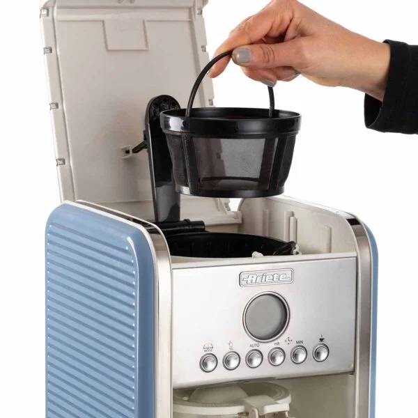 Cafeteira Ariete 1342 Vintage Azul com Filtro 220V