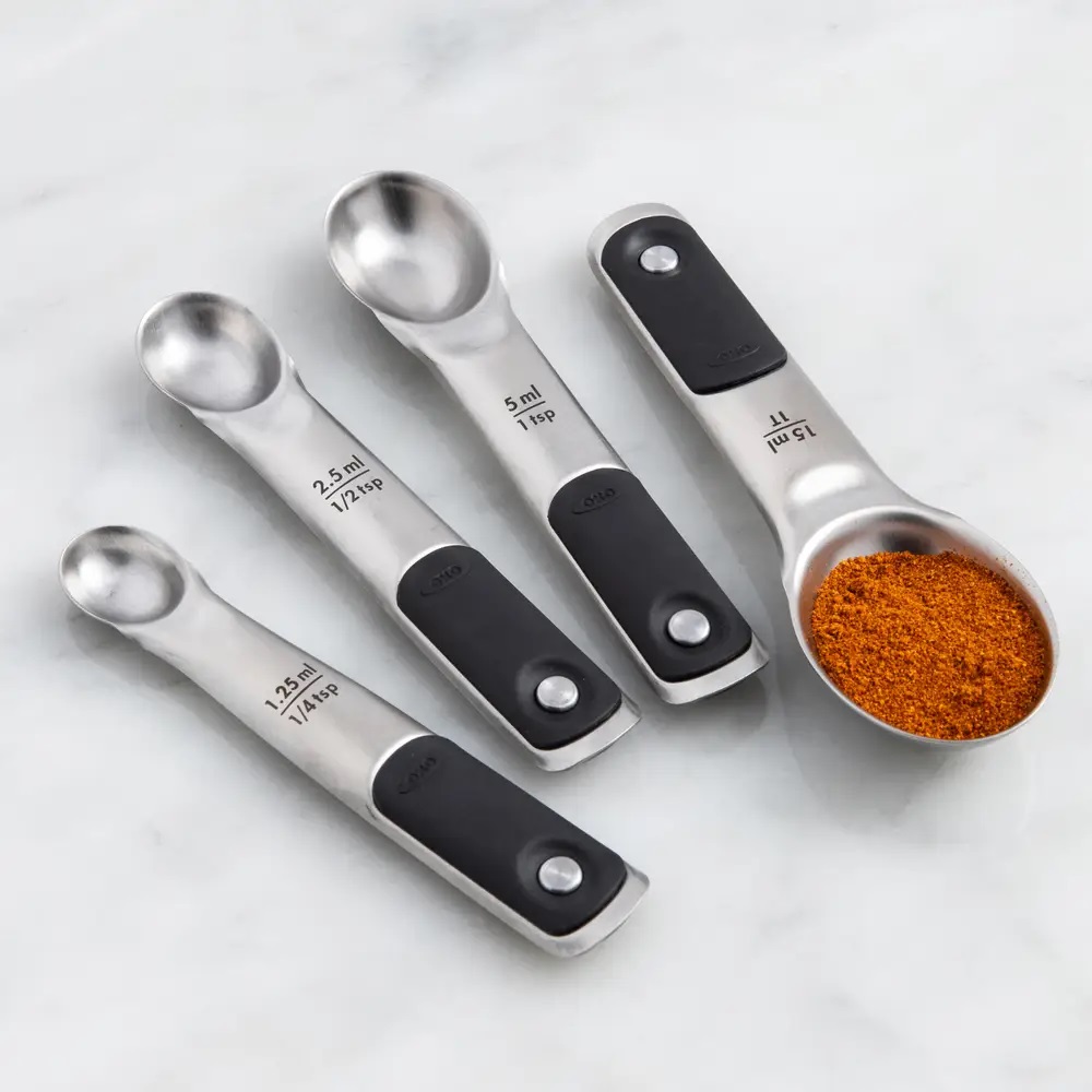 Conjunto de 4 Colheres Medidoras em Aço Inox - Imagem 5