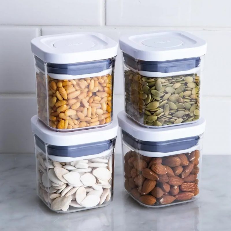 Conjunto 4 Potes 189ml Quadrados Pop 2.0