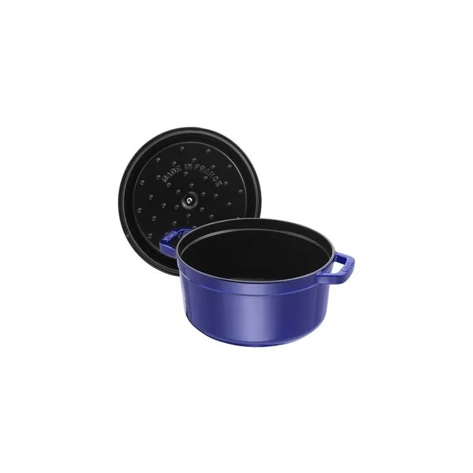 Caçarola redonda 22cm azul Staub