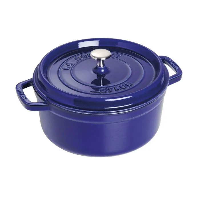 Caçarola redonda 22cm azul Staub