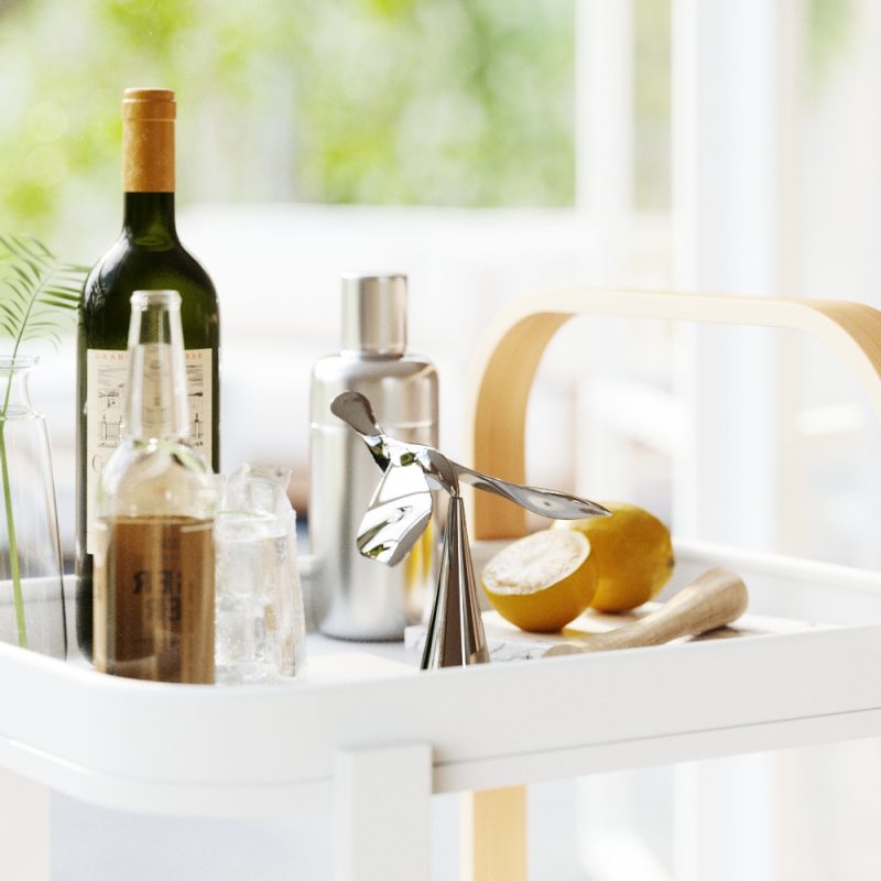 Abridor de garrafas tipsy – com suporte decorativo