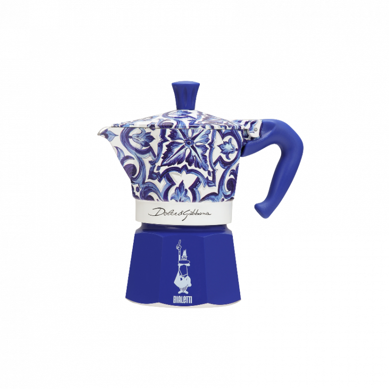Moka Express Dolce & Gabanna Blu Med 3 xícaras Bialetti