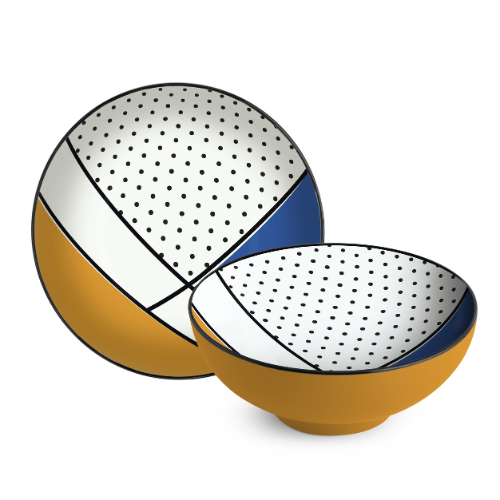 Bowl redondo 20,5cm laranja Wara