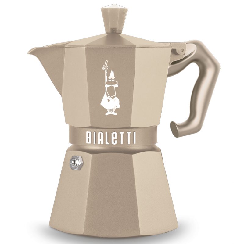 Moka Express Exclusive Areia 3 xícaras Bialetti