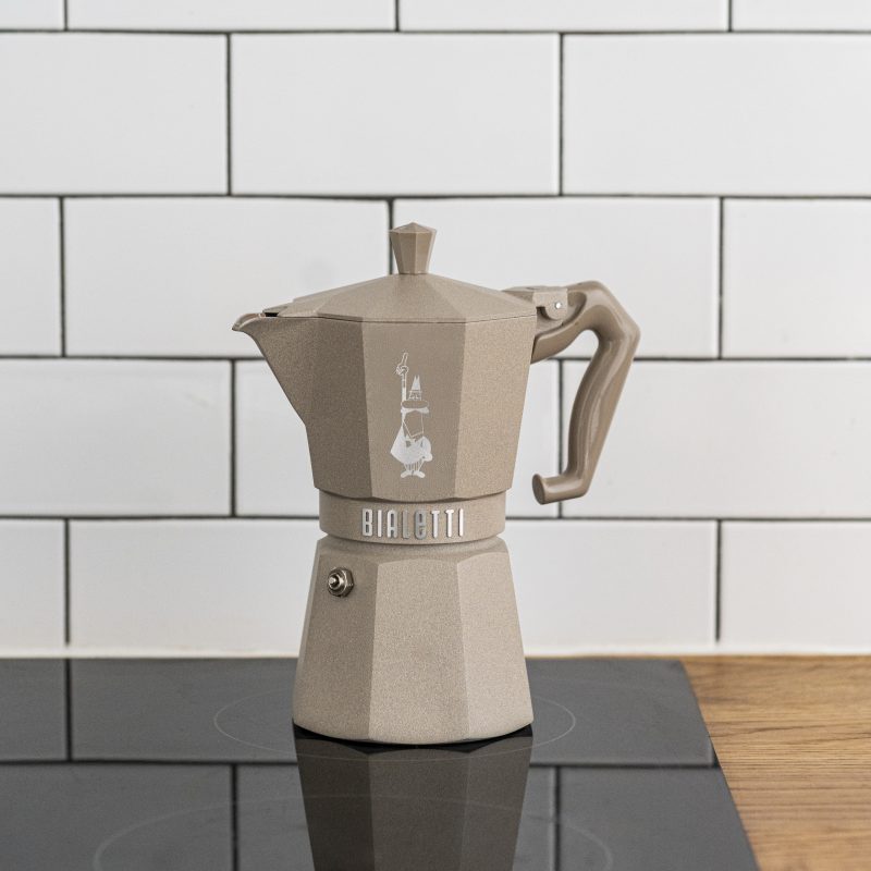 Moka Express Exclusive Areia 3 xícaras Bialetti