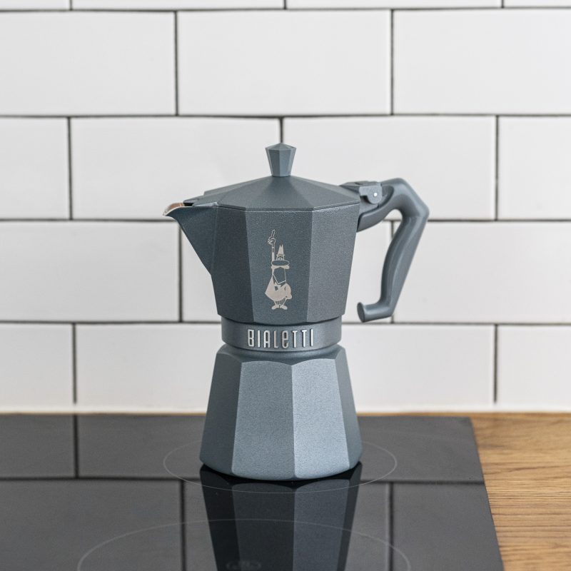 Moka Express Exclusive Cinza 3 xícaras Bialetti