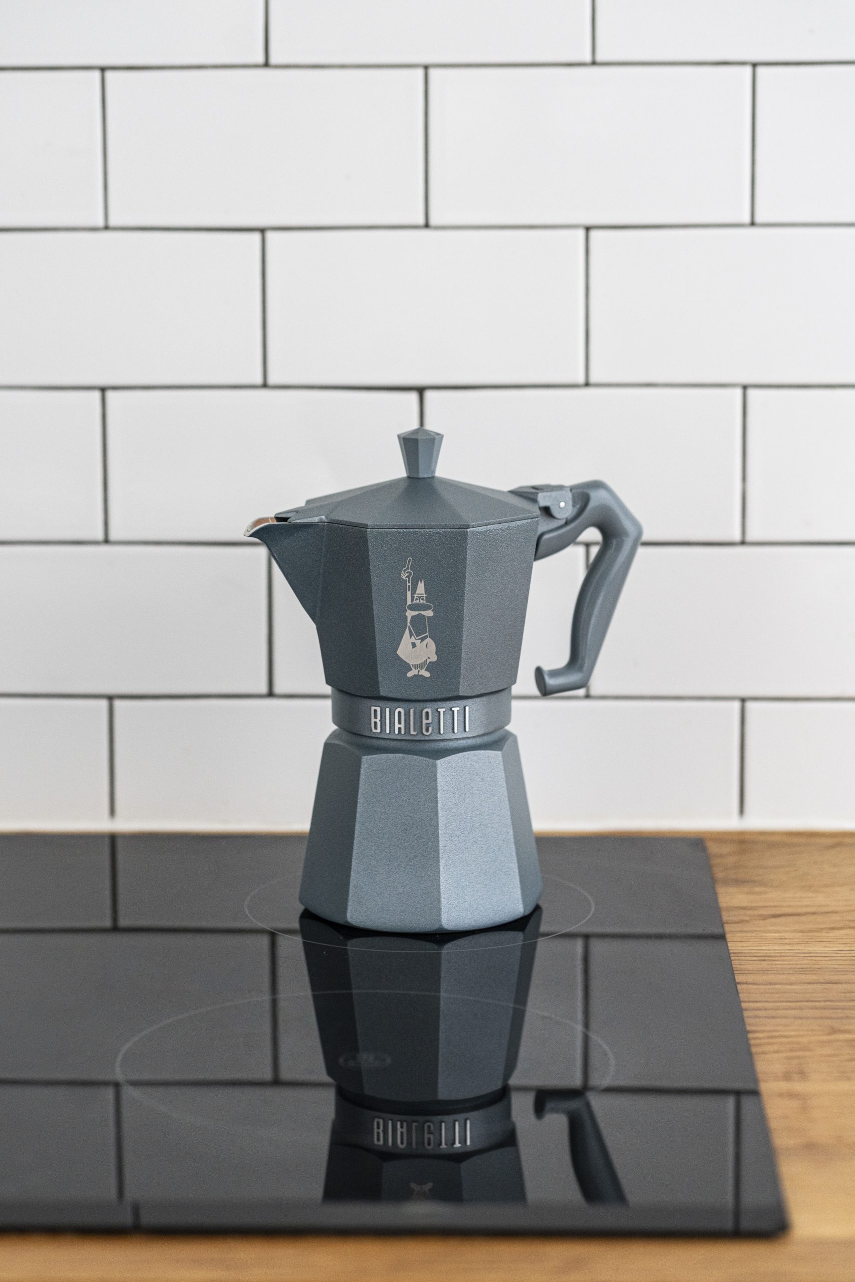 Moka Express Exclusive Cinza 3 xícaras Bialetti - Imagem 2