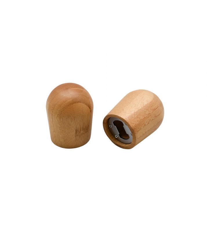 Abridor de garrafas de bambu