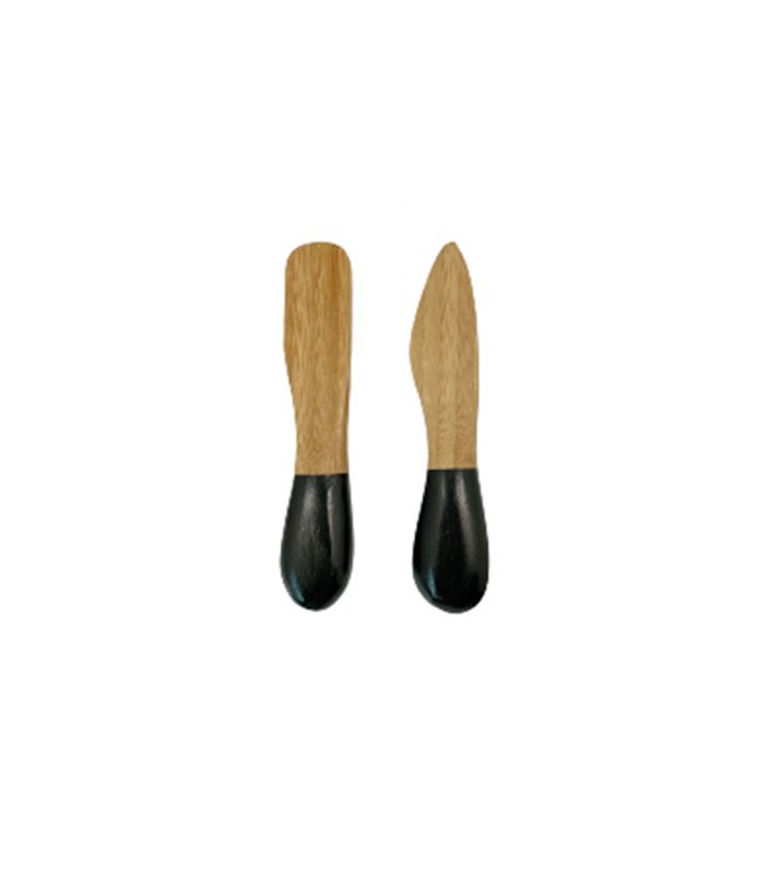 Jogo de utensílios para antepasto de bambu 2 peças