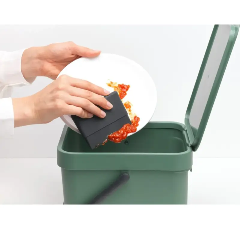 Rodo para Pratos e Pia em Silicone Sinkside Preta