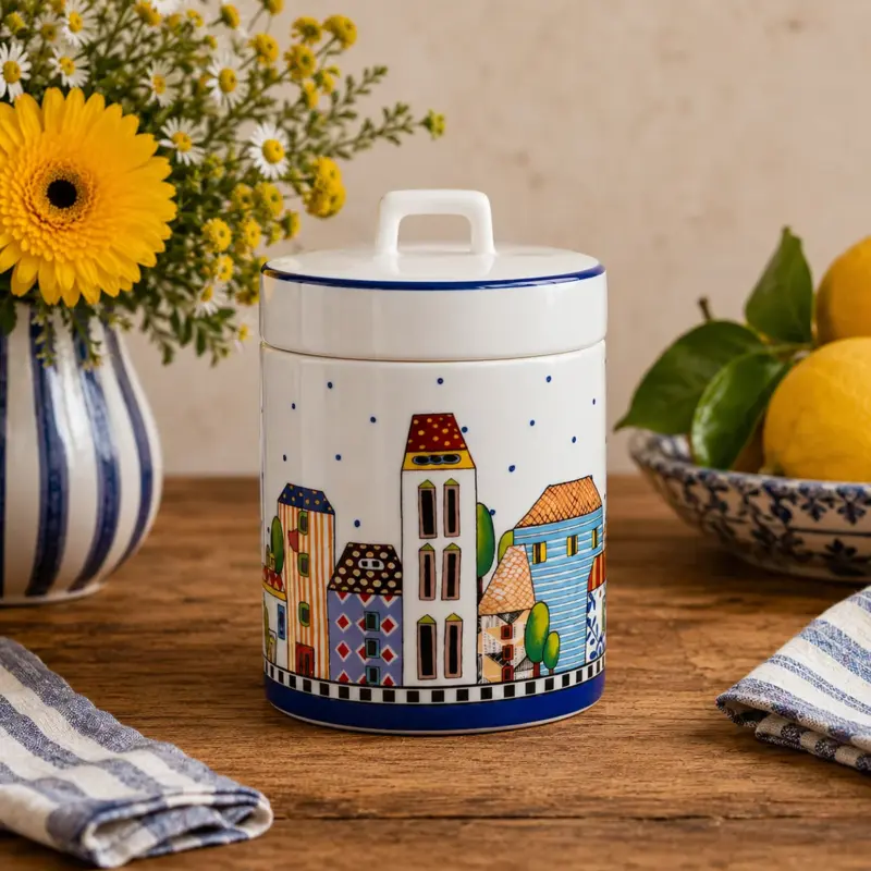 Pote redondo Paese Mio 9 X 13,3 cm