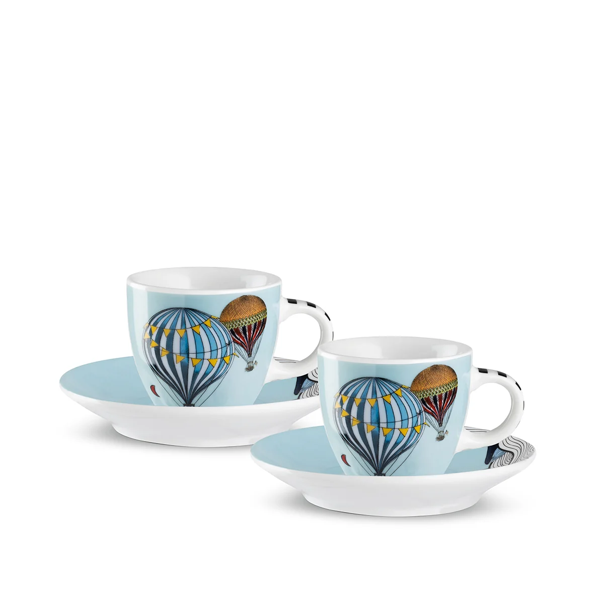 Set 2 Xícaras de Espresso Giramondo 100 ml