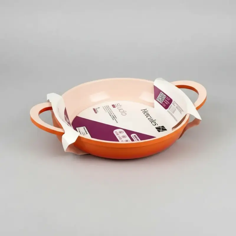 Assadeira Studio Hercules Ø16cm Redonda Laranja