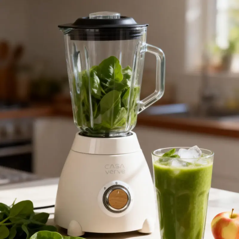 Liquidificador Turbo Power Jarra de Vidro Cor Creme Vintage — Lucent Life