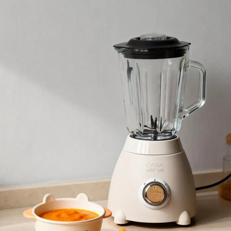 Liquidificador Turbo Power Jarra de Vidro Cor Creme Vintage — Lucent Life