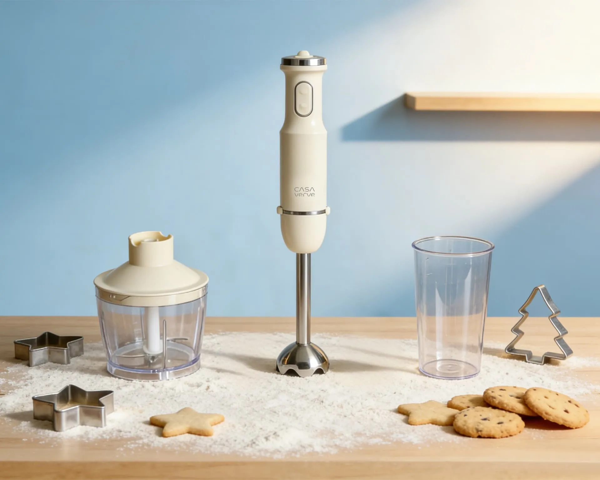 Mixer de Mão 4 em 1 Multifuncional Creme — Lucent Life Classic